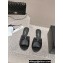 Chanel Lambskin & Grosgrain Heel Mules with Bow G45691 Black 2024