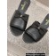 Chanel Lambskin & Grosgrain Heel Mules with Bow G45691 Black 2024