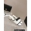 Chanel Lambskin & Grosgrain Heel Mules with Bow G45691 White 2024