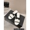Chanel Lambskin & Grosgrain Heel Mules with Bow G45691 White 2024