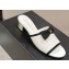 Chanel Lambskin & Grosgrain Heel Mules with Bow G45691 White 2024