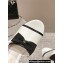 Chanel Lambskin & Grosgrain Heel Mules with Bow G45691 White 2024