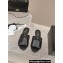 Chanel Lambskin & Grosgrain Flat Mules with Bow G45691 Black 2024