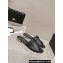 Chanel Lambskin & Grosgrain Flat Mules with Bow G45691 Black 2024