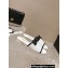 Chanel Lambskin & Grosgrain Flat Mules with Bow G45691 White 2024
