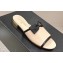 Chanel Lambskin & Grosgrain Flat Mules with Bow G45691 Beige 2024