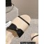 Chanel Lambskin & Grosgrain Flat Mules with Bow G45691 Beige 2024