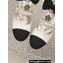 Chanel Lambskin & Grosgrain Mary Janes with Bow G45534 White 2024