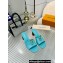 Louis Vuitton Calf leather LV Capri Heel Mules Blue 2024