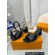 Louis Vuitton Calf leather LV Capri Heel Mules Black 2024