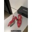 Chanel Heel 6.5cm Slingbacks G31318 Tweed Red 2024