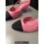 Chanel Heel 6.5cm Slingbacks G31318 Black/Pink 2024