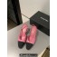 Chanel Heel 6.5cm Slingbacks G31318 Black/Pink 2024