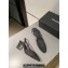 Chanel Heel 6.5cm Slingbacks G31318 Glitter Black 2024