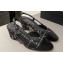 Chanel Heel 6.5cm Slingbacks G31318 Tweed Black 2024