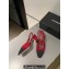 Chanel Heel 6.5cm Slingbacks G31318 Suede Black/Red 2024