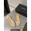 Chanel Heel 1.5cm Slingbacks G31319 Suede Beige 2024