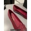 Chanel Ballet flats G02819 Lambskin Dark Red 2024