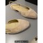 Chanel Heel 1.5cm Slingbacks G31319 Suede Beige 2024