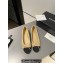 Chanel Lambskin, Embroidery & Grosgrain Ballet flats G45591 Black/Beige 2024