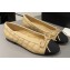 Chanel Lambskin, Embroidery & Grosgrain Ballet flats G45591 Black/Beige 2024