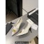 Chanel Heel 7.5cm Metal CC Logo Lambskin Vintage Pumps White 2024