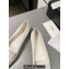 Chanel Metal CC Logo Lambskin Vintage Ballet Flats White 2024