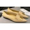 Chanel Metal CC Logo Lambskin Vintage Ballet Flats Beige 2024