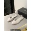 Chanel Heel 1.5cm Slingbacks G31319 Suede Light Gray 2024
