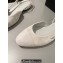 Chanel Heel 1.5cm Slingbacks G31319 Suede Light Gray 2024