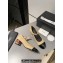 Chanel Multicolor Chain Heel 4.5cm Lambskin Mary Janes Beige 2024