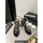 Chanel Multicolor Chain Heel 8.5cm Lambskin Sandals Black 2024