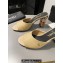 Chanel Multicolor Chain Heel 8.5cm Lambskin Mules Beige 2024