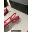 Chanel Heel 1.5cm Slingbacks G31319 Tweed Red/Black 2024