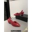 Chanel Heel 6.5cm Slingbacks G31318 Tweed Red 2024