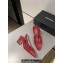 Chanel Heel 6.5cm Slingbacks G31318 Tweed Red 2024