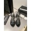 Chanel Multicolor Chain Heel 4.5cm Lambskin Sandals Black 2024