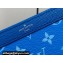 Louis Vuitton Taiga leather and Monogram canvas Gaston Wearable Wallet Bag M83099 Blue 2024