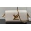 Louis Vuitton Epi grained cowhide leather Twist West Bag M24550 Quartz White 2024