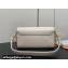 Louis Vuitton Epi grained cowhide leather Twist West Bag M24550 Quartz White 2024