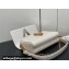 Louis Vuitton Epi grained cowhide leather Twist West Bag M24550 Quartz White 2024
