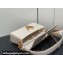 Louis Vuitton Epi grained cowhide leather Twist West Bag M24550 Quartz White 2024