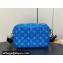 Louis Vuitton Taiga leather and Monogram canvas Alpha Messenger Bag M31016 Blue 2024