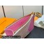 Louis Vuitton Damier Giant canvas Romy Card Holder N40639 Peach Pink 2024