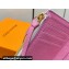 Louis Vuitton Damier Giant canvas Victorine Wallet N40638 Peach Pink 2024