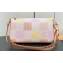 Louis Vuitton Damier Giant canvas Pochette Accessoires Bag N40642 Peach Pink 2024