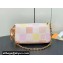 Louis Vuitton Damier Giant canvas Pochette Accessoires Bag N40642 Peach Pink 2024