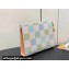 Louis Vuitton Damier Giant canvas Toilet Pouch Bag N40740 Pistachio Green 2024
