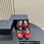 Saint Laurent Heel 11cm Pierre 110 Satin And Leather Crystal Ball Sandals Red 2024