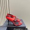 Saint Laurent Heel 11cm Pierre 110 Satin And Leather Crystal Ball Sandals Red 2024
